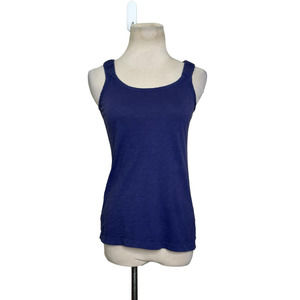 Loft purple blue 100% cotton tank top size XXSP
